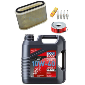 Servicekit YAMAHA V-MAX1200 VMX1200 85-95 olie, oliefilter, luftfilter, tndrr, bundproppakning