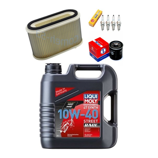 Servicekit YAMAHA V-MAX1200 VMX1200 96-07 olie, oliefilter, luftfilter, tndrr, bundproppakning