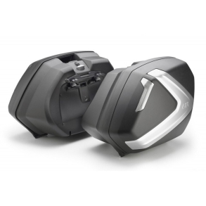 Givi V37NT sidetaskest  2 x 37 liter til PLX/PLXR-holdere Klar  refleks ALU 