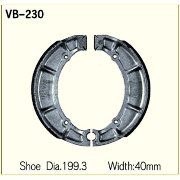 VESRAH Bremsebakker VB230 Yamaha XJ XV XVS