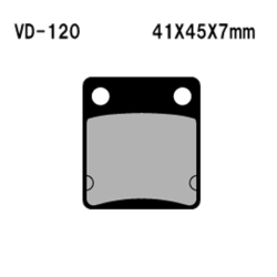 VESRAH VD-120KV Bremseklodser
