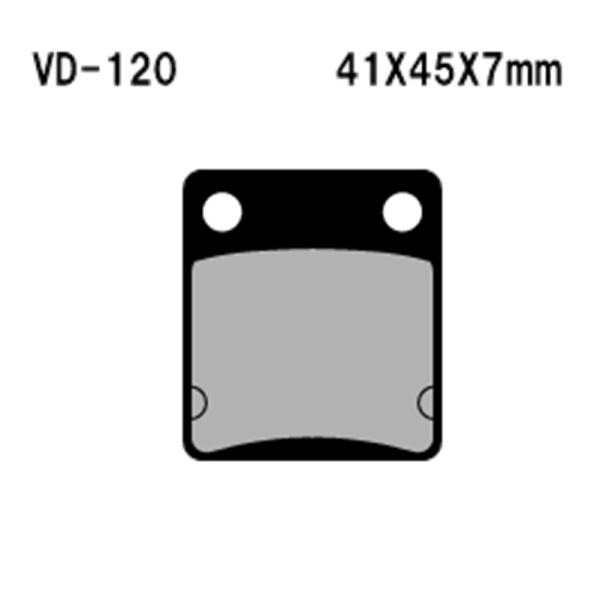 VESRAH VD-120KV Bremseklodser