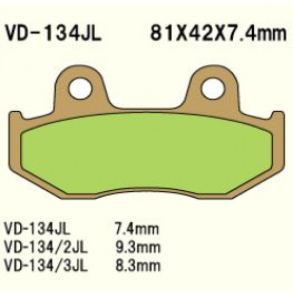 Vesrah VD-134JL bremseklodser Honda foran