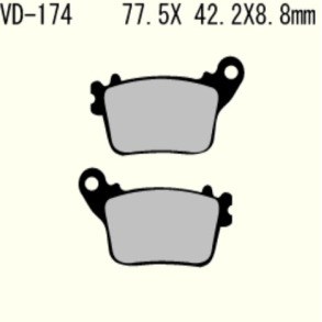 VESRAH Bremseklodser VD-174KV KEVLAR BAG