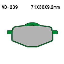 VESRAH VD-239KV Bremseklodser�Brembo Beta�Gilera�Sachs�Yamaha