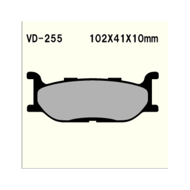 VESRAH Bremseklodser VD-255 Yamaha XJ XV XVS XVZ