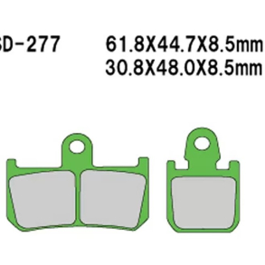 Vesrah VD-277KV Bremseklodser SinterMetal YAMAHA MT-01 YZF-R1 XV1700 V-Max 1700