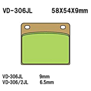 VESRAH VD-306JL BREMSEKLODSER SinterMetal KAWASAKI Z SUZUKI GS GSX