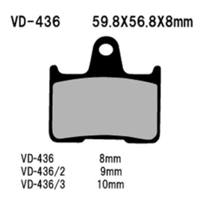 Bremseklodser Vesrah VD-436/2KV Suzuki BAG