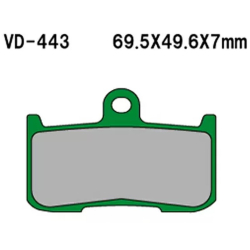 VESRAH Bremseklodser VD-443KV kevlar INDIAN KAWASAKI SUZUKI TRIUMPH VICTORY�