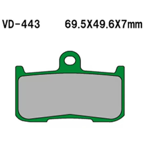 VESRAH Bremseklodser VD-443KV kevlar INDIAN KAWASAKI SUZUKI TRIUMPH VICTORY�