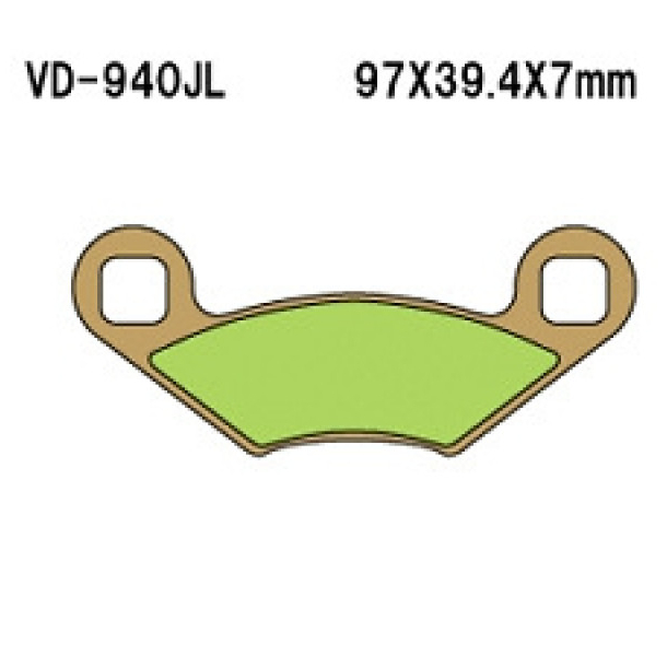 Vesrah Bremsklodser VD-940JL Polaris, Quadzilla, Div Kina
