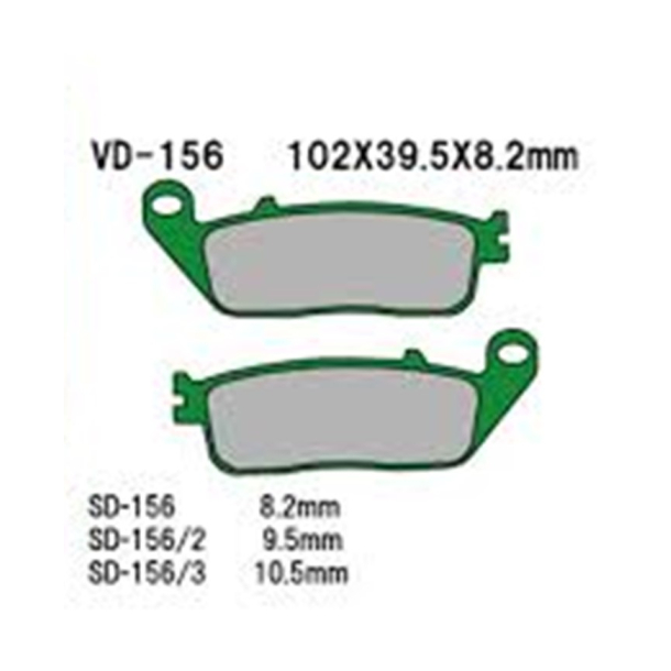 VESRAHVD156/3 Bremseklodser