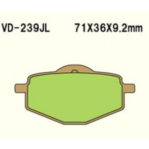 VESRAH Bremseklodser VD239SJL SinterMetal (scooter)