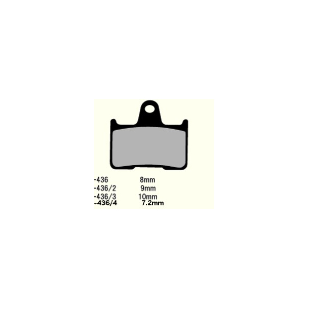 Bremseklodser Vesraf VD-436/2KV (Suzuki) BAG