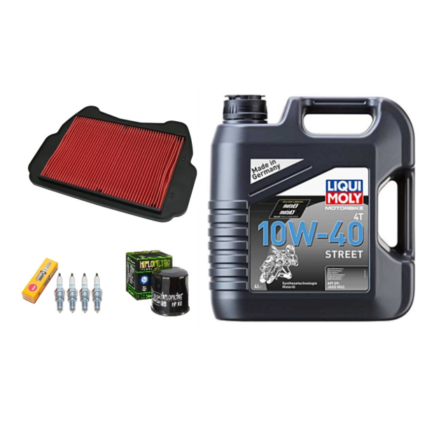 Servicekit HONDA VFR750F 94-98 RC36 olie, oliefilter, luftfilter, tndrr,  bundproppakning