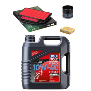 Servicekit HONDA VFR800F RC46 97-01 olie, oliefilter, luftfilter, tndrr, bundproppakning