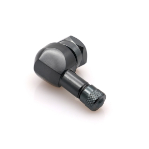 Vinkelventil Bike It Aluminium 90 11.3mm Metal Race Tyre Valve 1pc Gun Metal