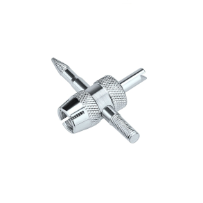 Ventilv�kt�j med 4 funktioner Bike It 4 Way Tyre Valve Repair Tool 4-in-1 design for complete valve servicing