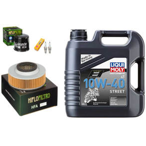 Servicekit KAWASAKI VN1500 VN1600 SUZUKI VZ1600 olie, oliefilter, luftfilter, tndrr, bundproppakni