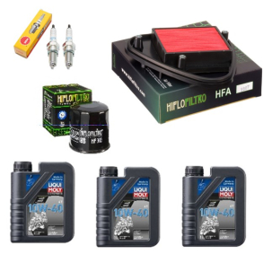 Servicekit HONDA VT600C SHADOW 88-98 olie, oliefilter, luftfilter, tndrr, bundproppakning