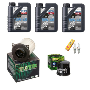 Servicekit SUZUKI VZ800 MARAUDER 97-04 olie, oliefilter, luftfilter, tndrr, bundproppakning 