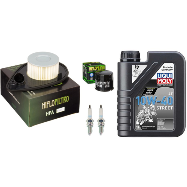 Servicekit Suzuki VZ800 INTRUDER M 05-09 olie, oliefilter, luftfilter, tndrr, pakning bundprop