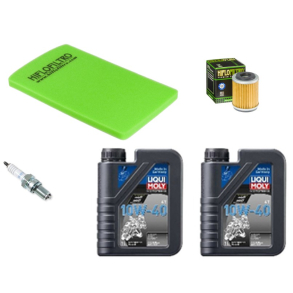 Servicekit YAMAHA XT350 85-01 olie, oliefilter, luftfilter, tndrr, bundproppakning