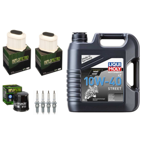  Servicekit YAMAHA XVZ13 00-13 olie, oliefilter, luftfilter, tndrr, bundproppakning 