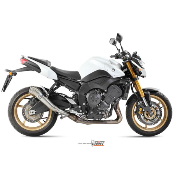 MIVV Y.033.LGX GHIBLI RUSTFRI Mivv Sportsudst�dning til Yamaha FZ8 / Fazer 8 2010-2016 Mivv Exhaust for Yamaha FZ8/Fazer 8 Street Legal Ghibli Slip-on stainless-steel Muffler Y.033.LGX