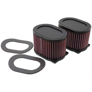 K&N YA-1399 Replacement Air FilterSET XVZ1300 K&N Powersports Performance Air Filters YA-1399 YAMAHA 4XY1445100 4XY-14451-00-00 4XY1445101 4XY-14451-00-00 4XY-14451-01 XVZ13 US LH/RH Brug/K�b 2 stk.