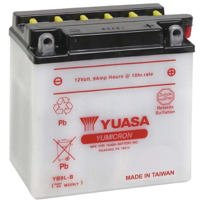 BATTERI YB9L-B YUASA Uden Syre