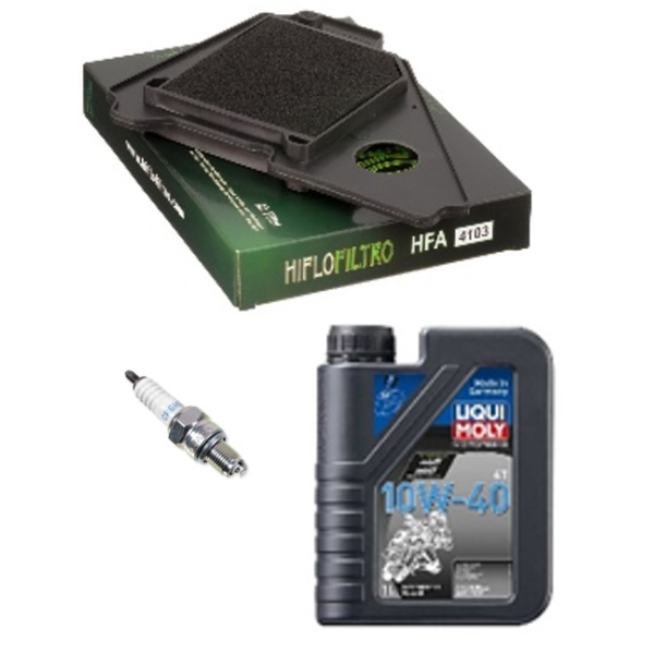 Servicekit YAMAHA YBR125 05-16 olie, luftfilter, tndrr, bundproppakning