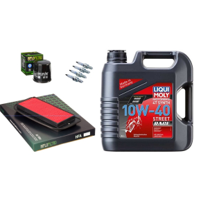 Servicekit YAMAHA YZF-R1 5PW 02-03 olie, oliefilter, luftfilter, tndrr, bundproppakning 