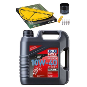 Servicekit YAMAHA YZF600 THUNDERCAT olie, oliefilter, luftfilter, tndrr, bundproppakning 