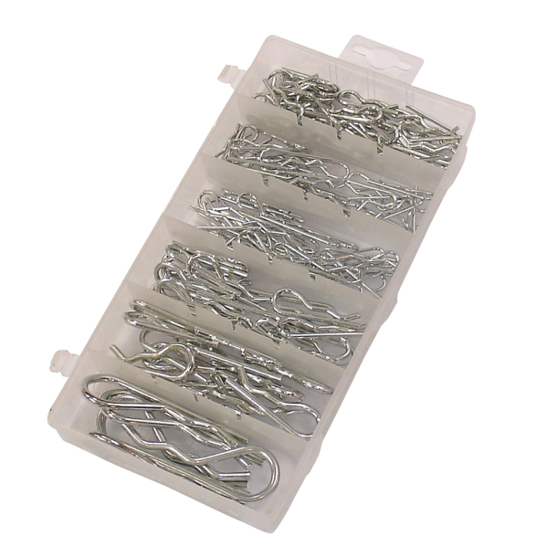 splitnl hrnl sortiment BikeTek R-Clip 150Pc Assortment Kit