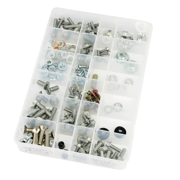 BikeTek 158Pc Euro KTM Hardware &amp; Bolt Kit Designed specifically for KTM/Euro Off road MX bikes