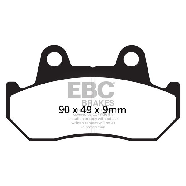 EBC FA69/2 Bremseklodser 9 mm Disc Brake Pads HONDACB400NCB750FCB900FCBX1000CX650GL1100