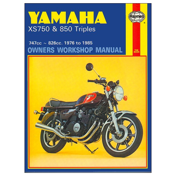Haynes bog YAMAHA XS750 XS850 TRIPLES 76-85