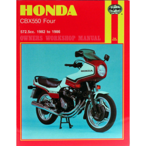 Haynes vrkstedsbog Honda CBX 550 82-86