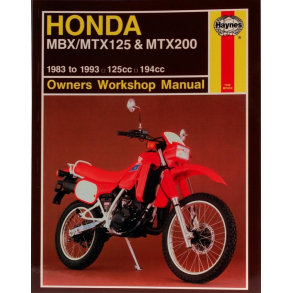 Haynes bog HONDA MBX125 MTX125 MTX200