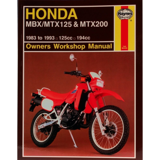 Haynes bog HONDA MBX125 MTX125 MTX200