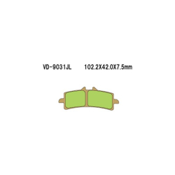 VESRAH BremseklodserVD9031JL SinterFRONTBmwDucatiMv agusta