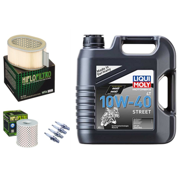 Servicekit KAWASAKI Z1/ Z900 73-75 olie, oliefilter, luftfilter, tndrr, bundproppakning